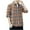 Orange, variant on Kaemgyyd Men's Plaid Shirts Loose Oversized Long Sleeve Coat Plus Size Button down Causal Fall Spring Clothes