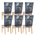 thumbnail image 2 of WOBOGO A Wise Old Owl Dining Room Chair Covers 2 Pieces Super Fit Elastic Fiber Removable Washable Protective Cover, 2 of 6