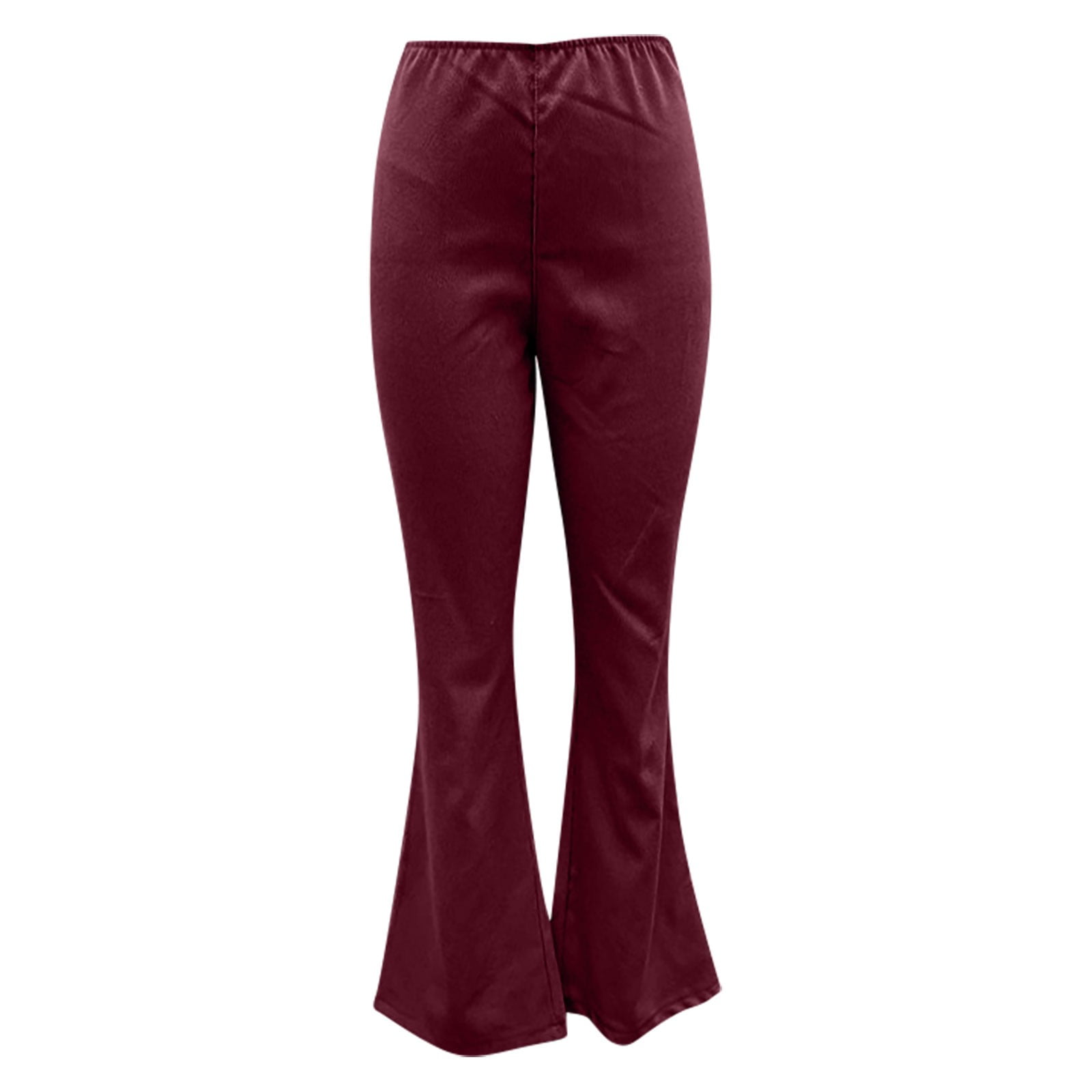 Women's Corduroy Flare Pants Elastic High Waist Slim Fit Bell Bottom Retro Wide  Leg Long Trousers 2024 Fashion - Walmart.com