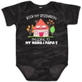 thumbnail image 3 of Inktastic Book My Reservation I'm Going to My Nana and Papa's- House Boys or Girls Baby Bodysuit, 3 of 5