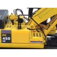 thumbnail image 5 of Komatsu PC450LC Excavator Short Boom with Bucket Yellow 1/50 Diecast Model by Universal Hobbies, 5 of 6