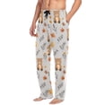 thumbnail image 2 of FORMRS Mens Pajama Pants with Pockets Sleepwear Lounge Bottoms Sizes S-2XL, Brown Cartoon Bears, 2 of 7