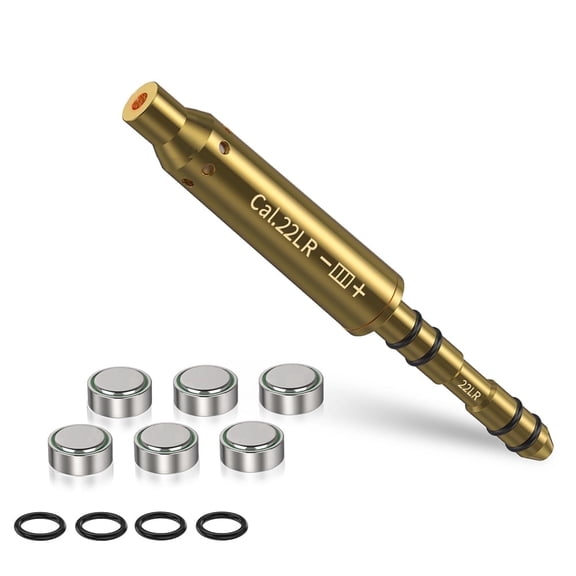 BoreSight .22lr - Comes with 6 batteries