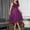 Purple, variant on Plus Size Dresses for Women Wedding Guest Sleeveless V Neck Sparkle Multi Layer Sheer Mesh Dress Evening Party Dresses