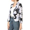 thumbnail image 4 of Allegra K Women's Open Front Floral Print Blazer, 4 of 6
