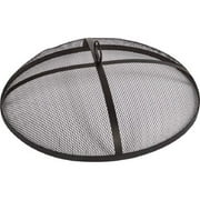 Dagan MC-21 Fire Pit Mesh Covers with Handle, Black