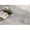 thumbnail image 2 of Rug Branch Capri Contemporary Abstract Grey Beige Indoor Runner Rug For Entryway, Hallway, Bathroom, and Kitchen - 2' x 13' (2'3" X 13'), 2 of 4