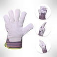 thumbnail image 4 of LP4300-2XL-12PK, Leather Palm Work Gloves, Safety Cuff, 12 Pair Value Pack, 4 of 4