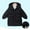 Black, variant on Cethrio Boys Hooded Puffer Jacket, Zip up Windproof Mid-length Warm Kids Winter Coats Gray Size 10-12