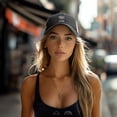 thumbnail image 4 of Paris-2024 Cowboy Mesh Baseball Cap Black One Size, 4 of 5