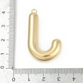 thumbnail image 3 of 3 pc 304 Stainless Steel Pendants Ion Plating(IP) Letter Charm Letter J 38x23x7mm hole: 2.1mm, 3 of 3