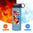 thumbnail image 6 of Bingfone Dolphin Lovers Print 18oz Sports Insulated Kettle With Straw, Leakproof & BPA Free, Drinking Sports Water Bottle for Fitness, Gym & Outdoor, 6 of 8