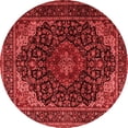 thumbnail image 1 of Ahgly Company Indoor Round Persian Red Traditional Area Rugs, 6' Round, 1 of 4