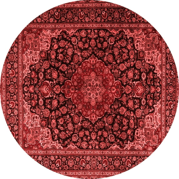 Ahgly Company Indoor Round Persian Red Traditional Area Rugs, 6' Round