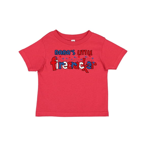 Inktastic Nana's Little Firecracker Boys or Girls Toddler T-Shirt
