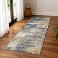 thumbnail image 6 of Addison Rugs Mayfield Premium Machine Washable Transitional Abstract Blue Runner Rug, 2'3" x 7'6", 6 of 6