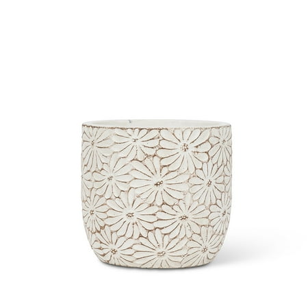 Set of 12 Small Round Daisy Planter