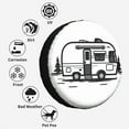 thumbnail image 5 of Mountain Natural Scenery Spare Tire Cover Wheel Protectors for Decoration and Weather Protection for Trailers Rv SUV Truck Campervan Travel Trailer, 5 of 10