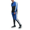 thumbnail image 6 of G-Style USA Men's Tri-Colored Track Suit Set ST5010-523 - Royal Blue - Large, 6 of 6