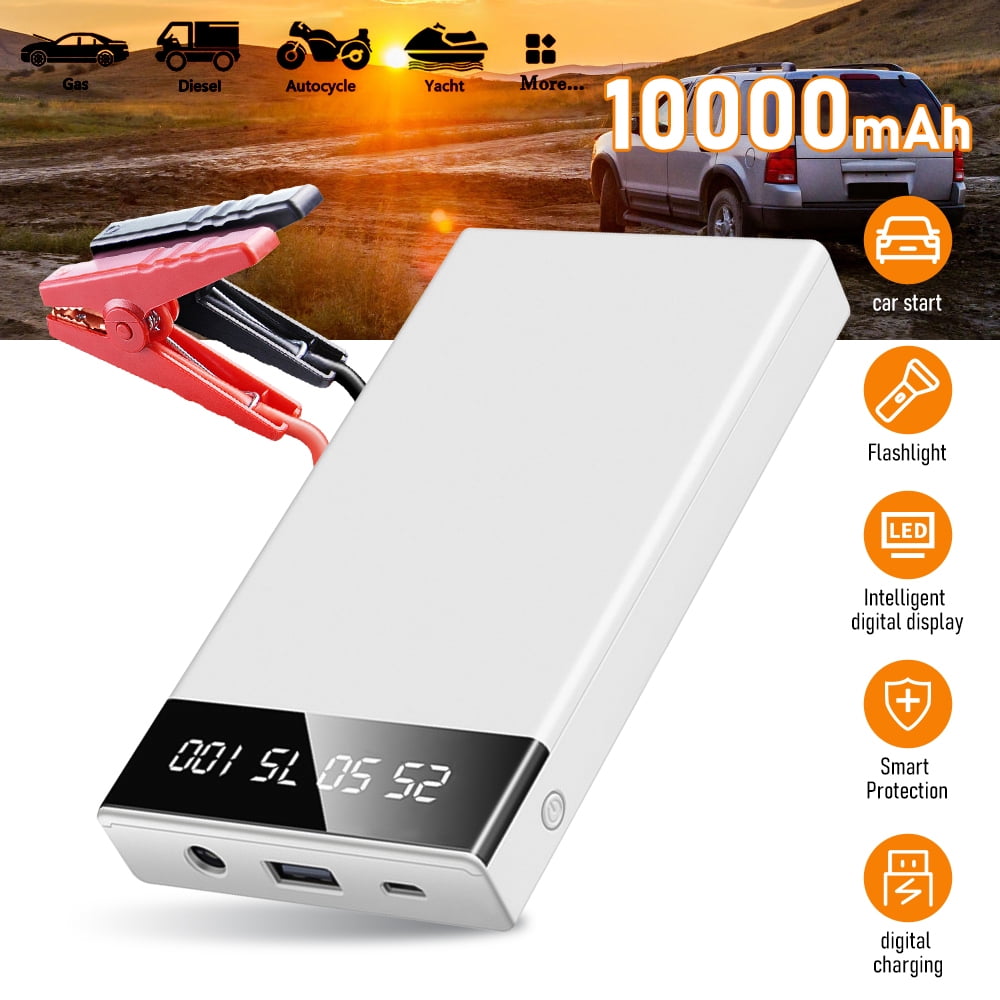 12V Portable Car Jump Starter, Car Emergency Start Power with Power