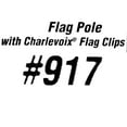 thumbnail image 2 of Taylor 3/4" Diameter Aluminum Flag Pole with Charlevoix Flag Clips, 2 of 2