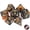 Black&Gold, variant on 7pcs Polyhedral Galaxy Style DND Dice, for Dungeons and Dragons,RPG,Role Playing Table Game, Purple&Blue