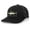 Black/Black, variant on Heritage Pride Freshwater Fish Collection Striped Bass Fishing Mens Embroidered Mesh Back Trucker Hat Baseball Cap, Charcoal/Black
