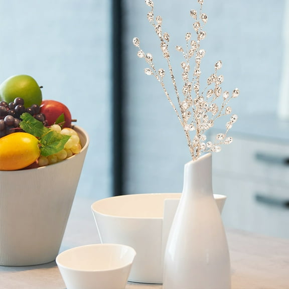 Homoyoyo Multi-Color Crystal Bead Sticks for Christmas Wreaths, Floral Arrangements, Holiday Decorations