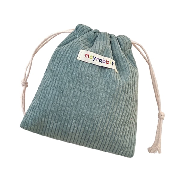 Organizador de Bolsa de Almacenamiento Corduroy Organizador de Banda Elástica, Bolsa de Lápiz Labial de Fragmento, Bolsa Portátil de Almacenamiento Cosmético Bolsa Cosmética Pequeña