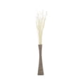 thumbnail image 4 of Leewadee Large Wicker Floor Vase – Handmade Flower Holder Made of Bamboo and Bast, Sophisticated Funnel Vessel for Decorative Branches,  Brown White, 4 of 5