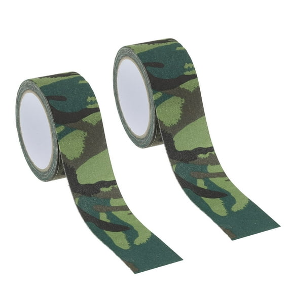 Uxcell Camouflage Tape 2" x 11 Yards, Self Adhesive Protective Camo Tape Wrap Waterproof Bandage, Jungle