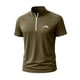 thumbnail image 2 of Ceisia Men's Slim Fit Short Sleeve Half-Zip Sports Top Simple Mountain Logo 20-Color Options Spring Summer Shirt Gift, 2 of 5