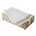 thumbnail image 4 of 50 Pcs Golden Floral Printed Napkin Birthday Party Thicken Paper Towel Handkerchief for Wedding Party Decor (40x30cm), 4 of 4