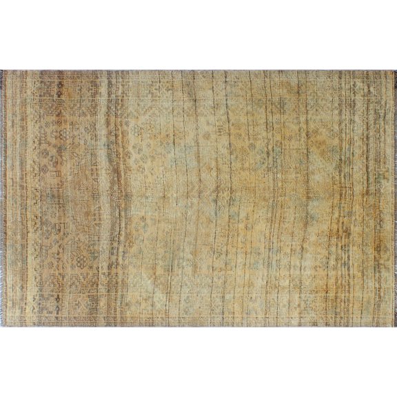 Sherazi Marid Beige/Brown Rug, 5'1" x 7'9"