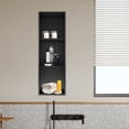 thumbnail image 2 of 3 Tiers Recessed Shower Indoor Storage Shelf Stainless Steel Bathtub Organizer for Bathrooms, Kitchens, Living Rooms, 2 of 27