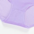 thumbnail image 3 of YWDJ Womens Lace Panties Cotton Breathable Lightweight No Show Mid-Waist Seamless Lace Cotton Underwear Purple One Size, 3 of 3