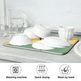thumbnail image 7 of Yayeee Dish Drying Mat for Kitchen Counter 16"x18" Microfiber Absorbent Pad, Colorful Martini, 7 of 7