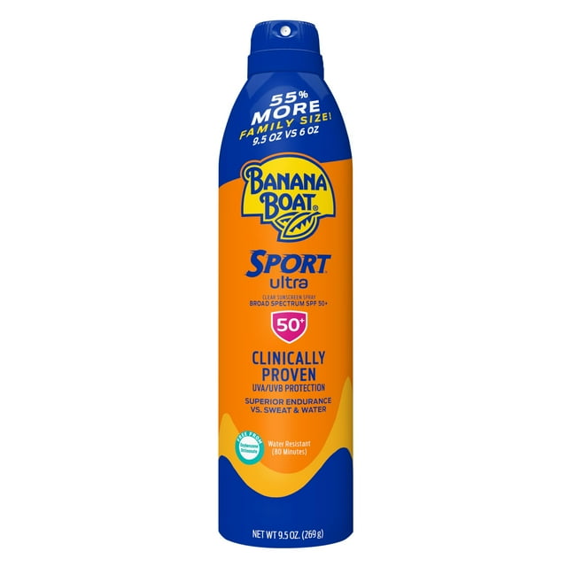 Protector solar Banana Boat Sport Ultra SPF 50 en aerosol, 280 ml