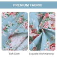thumbnail image 4 of Blue Tablecloth, Heavy Duty Table Cloth Rectangle Table, Wrinkle Free Anti-Fading Floral Table Cover for Kitchen Dining Room Picnic Wedding, Indoor Outdoor (57"x72"), 4 of 5