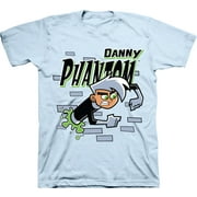 Mens Nickelodeon Danny Phantom Shirt - Retro Nick Danny Phantom tee - Classic Nick Graphic T-Shirt (Pool, X-Large)