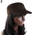 thumbnail image 5 of Opolski Classic Women Men Adjustable Plain Vintage Army Military Cadet Style Cap Hat, 5 of 7