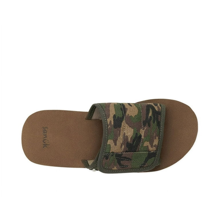 Sanuk camo flip flops deals