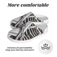 thumbnail image 6 of Lsque Skeleton Book Lover Pattern Womens Comfort Cotton on Scuff With Memory Foam and Anti-skid Sole Slipper-39/40, 6 of 7