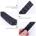 thumbnail image 4 of FUEENIRVA 20Pcs Black Table Shims with Grooved Bottom for Furniture Sofa Toilet Leveling and Home Use, 4 of 7