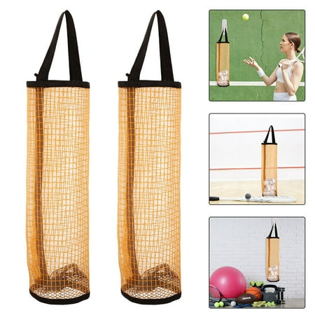 Masteelf 2 Pcs Tennis Storage Bag Shopping 35.50X13.50X0.20CM Yellow