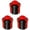 Black2*3, variant on 3pc Puzzle Gift Boxes, 4 Layer Nested Screw Gift Packaging for Cash, Gift Cards, Notes & Small Surprises, Interactive Present Challenge with Reusable Plastic Boxes for Birthday, Christmas, Parties