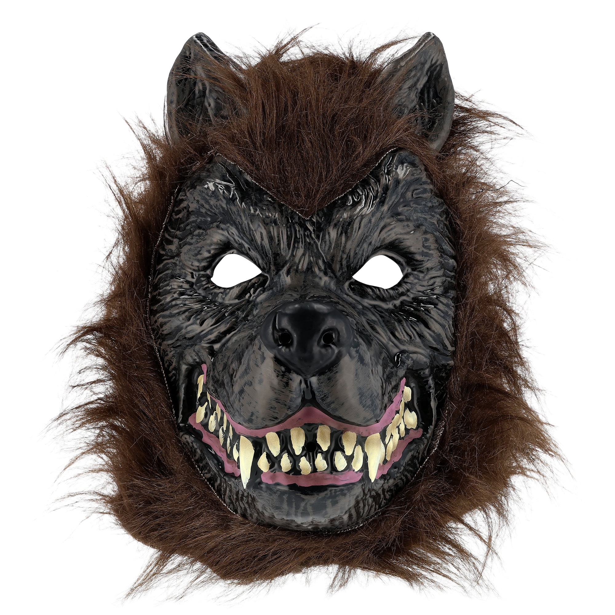 Werewolf Mask Costume Accessory for Adults, Brown, Halloween by Way To Celebrate