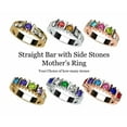 thumbnail image 4 of Nana Straight Bar W/Side CZ Adult Female Mothers Day Ring 1-6 Stone,10K Yellow Gold-Size 4.5-Stone3, 4 of 7