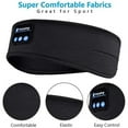 thumbnail image 3 of Auriculares para dormir con Bluetooth, diadema suave, inalámbrica, para música, deporte, para hacer ejercicio, correr, yoga, 3 of 12
