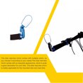 thumbnail image 2 of Decodeary Wide Angle Mirror Rearview Glass Bike Supplies Exquisite Rotation Blue 1Set, 2 of 6